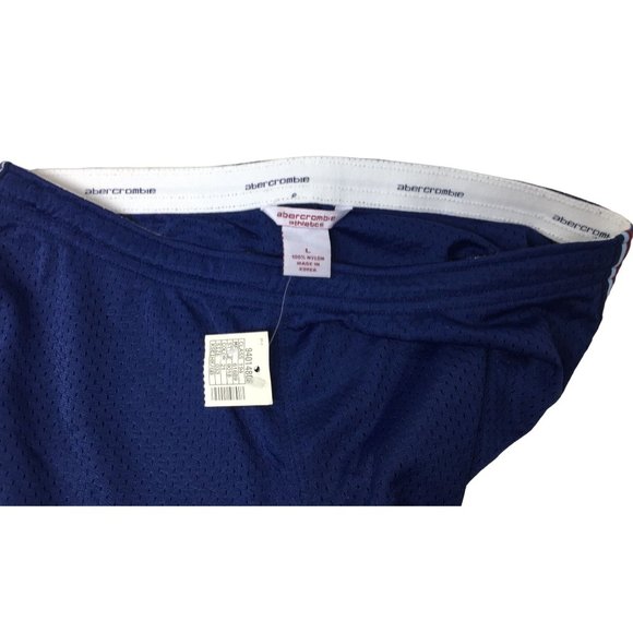 Abercrombie Girls Navy Blue/ White Athletic Pants Size Large New with Tags - Picture 7 of 8